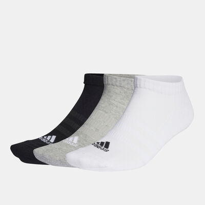 adidas Men's Cushioned Low-Cut Socks (3 Pack) Multi-Color