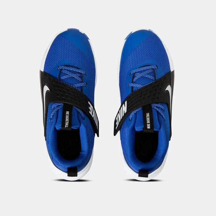 Nike Kids' Team Hustle D Basketball Shoes Blue image number 4