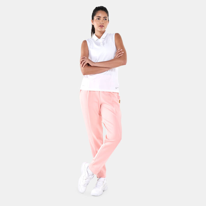 Nike Women's Dri-FIT Court Tennis Pants Peach image number 2