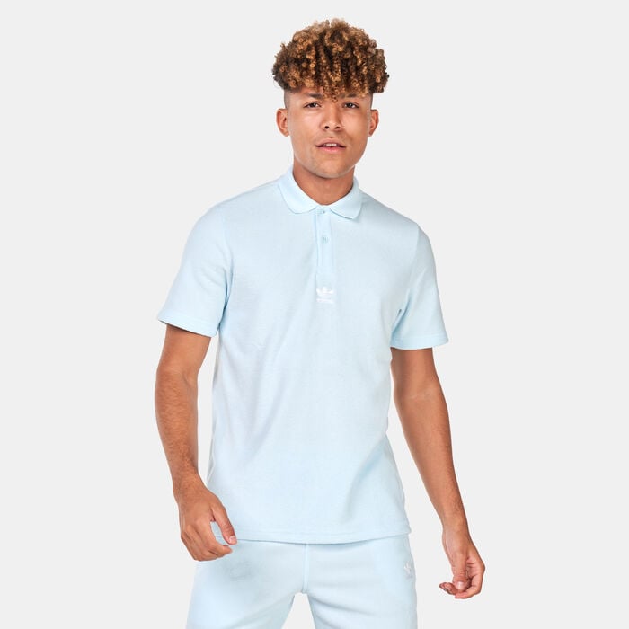 adidas Originals Men's Adicolor Classics Sports Polo Shirt Blue adidas Originals Men's Adicolor Classics Sports Polo Shirt Blue image number 0