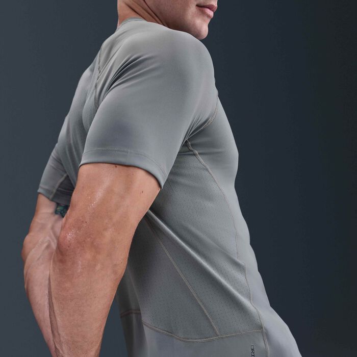 Nike Men's Pro Dri-FIT Training Top Grey Nike Men's Pro Dri-FIT Training Top Grey image number 1