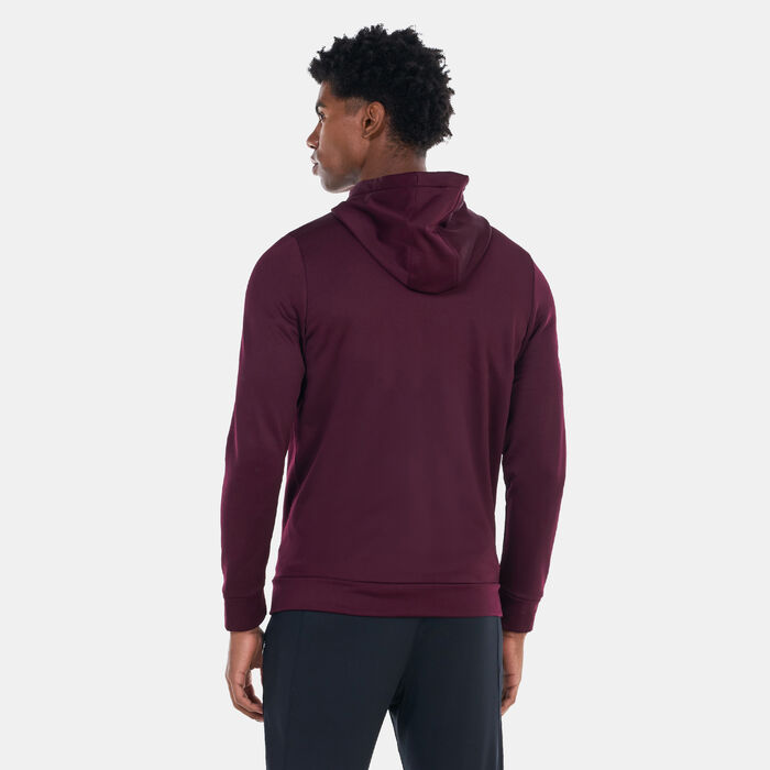 Under Armour Men's Armour Fleece® Full-Zip Hoodie Red Under Armour Men's Armour Fleece® Full-Zip Hoodie Red image number 1