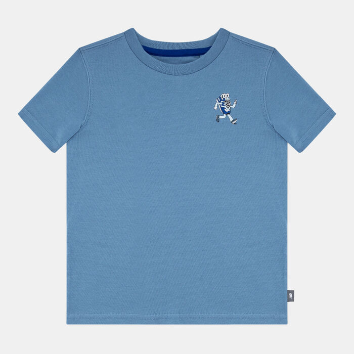 New Balance Kids' Sneaker Guy Ringer T-Shirt And Shorts Set Blue image number 1