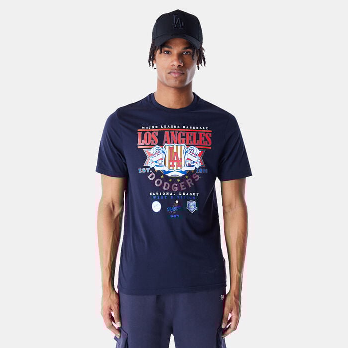 New Era Men's MLB Los Angeles Dodgers Badge Graphic T-Shirt Blue New Era Men's MLB Los Angeles Dodgers Badge Graphic T-Shirt Blue image number 0