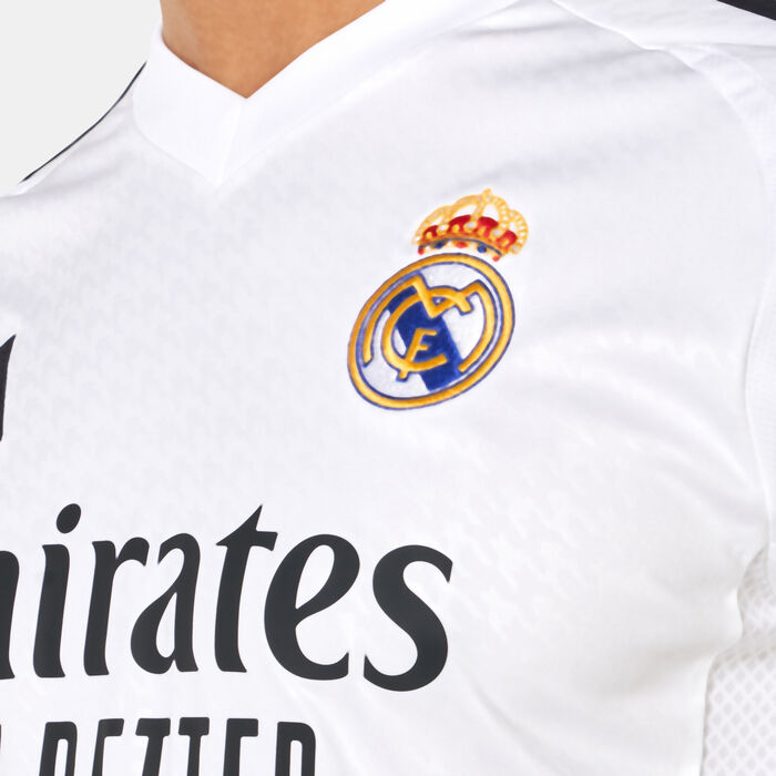 adidas Men's Real Madrid Home Football Jersey - 2024/25 White adidas Men's Real Madrid Home Football Jersey - 2024/25 White image number 3