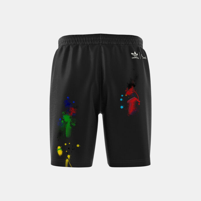adidas Originals Men's x FEWOCiOUS Shorts Black adidas Originals Men's x FEWOCiOUS Shorts Black image number 1