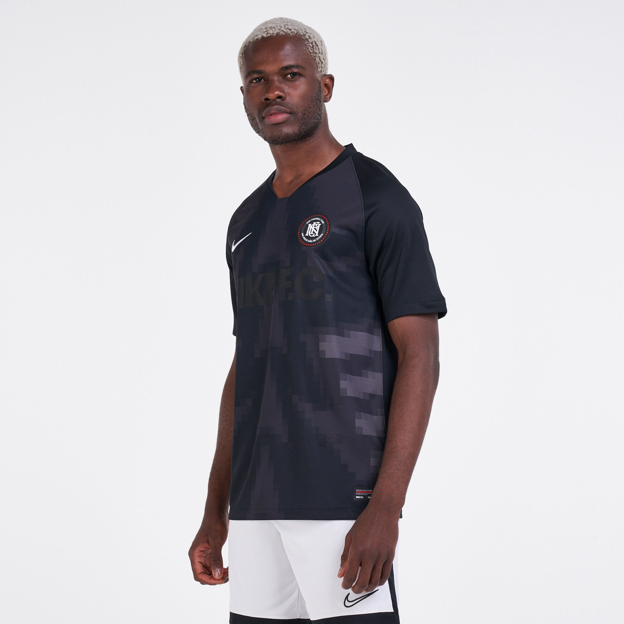Nike fc jersey black store