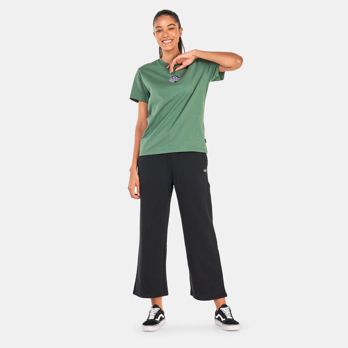 Vans Women's Day Off Cropped Sweatpants Black Vans Women's Day Off Cropped Sweatpants Black image number 2