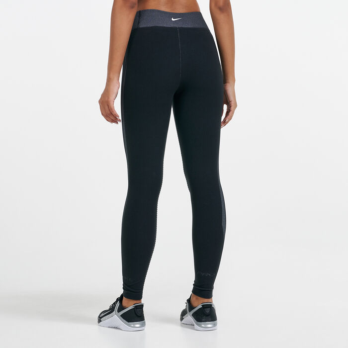 Nike Women's Pro Hyperwarm Leggings Red Nike Women's Pro Hyperwarm Leggings Red image number 1