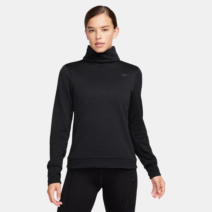 Nike Women's Therma-FIT Swift Element Running Top Black Nike Women's Therma-FIT Swift Element Running Top Black image number 0