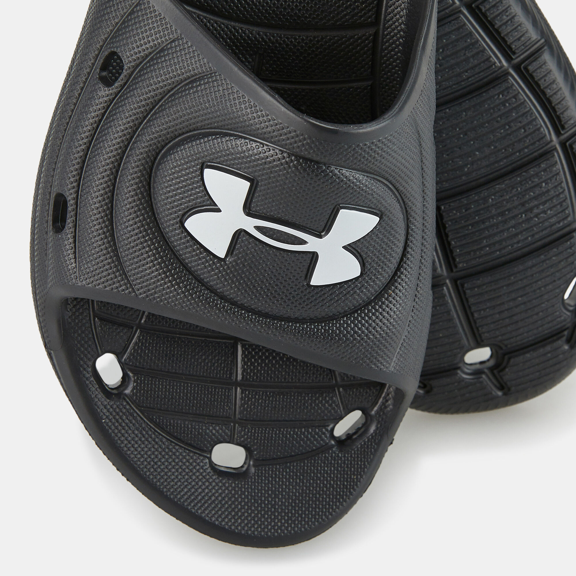 Under armour men's locker slides hot sale