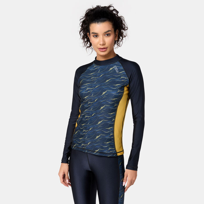 COEGA Women's Swimming Rashguard Black COEGA Women's Swimming Rashguard Black image number 0
