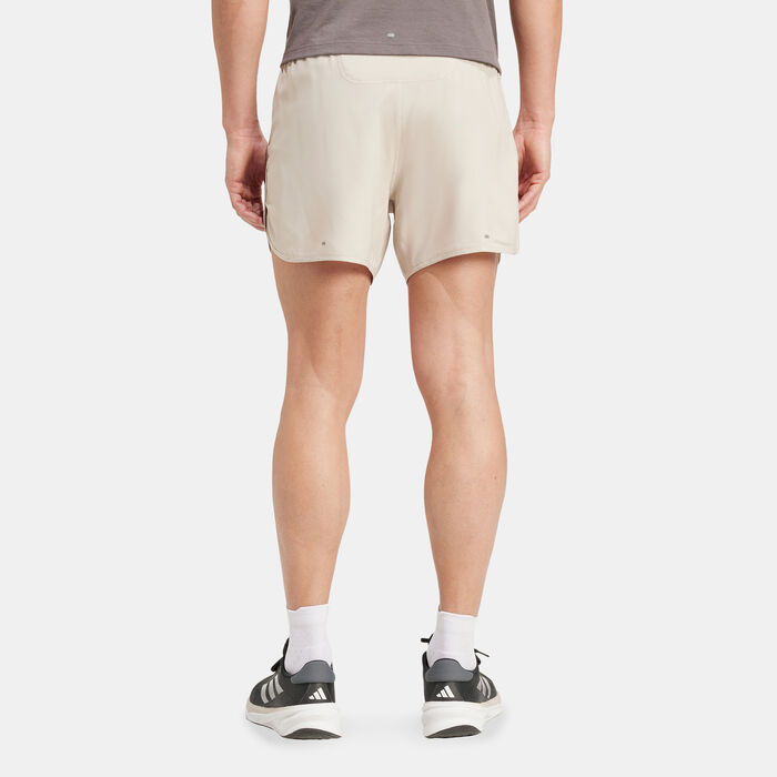 adidas Men's Own The Run 3-Stripes Shorts Blue adidas Men's Own The Run 3-Stripes Shorts Blue image number 1
