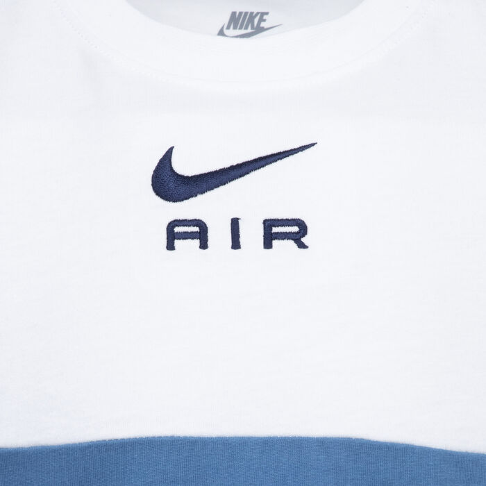 Nike Kids' Air Fleece T-Shirt and Shorts Set Blue Nike Kids' Air Fleece T-Shirt and Shorts Set Blue image number 4