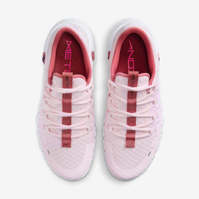 Nike Women's Free Metcon 5 Workout Shoes Pink Nike Women's Free Metcon 5 Workout Shoes Pink image number 4