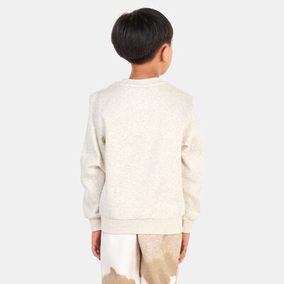 Nike Kids' Sportswear Club+ Crewneck Create Sweatshirt Ivory
