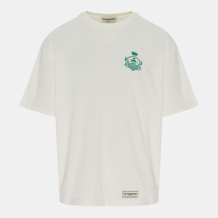 The Giving Movement Men's Saudi Print T-Shirt White The Giving Movement Men's Saudi Print T-Shirt White image number 0