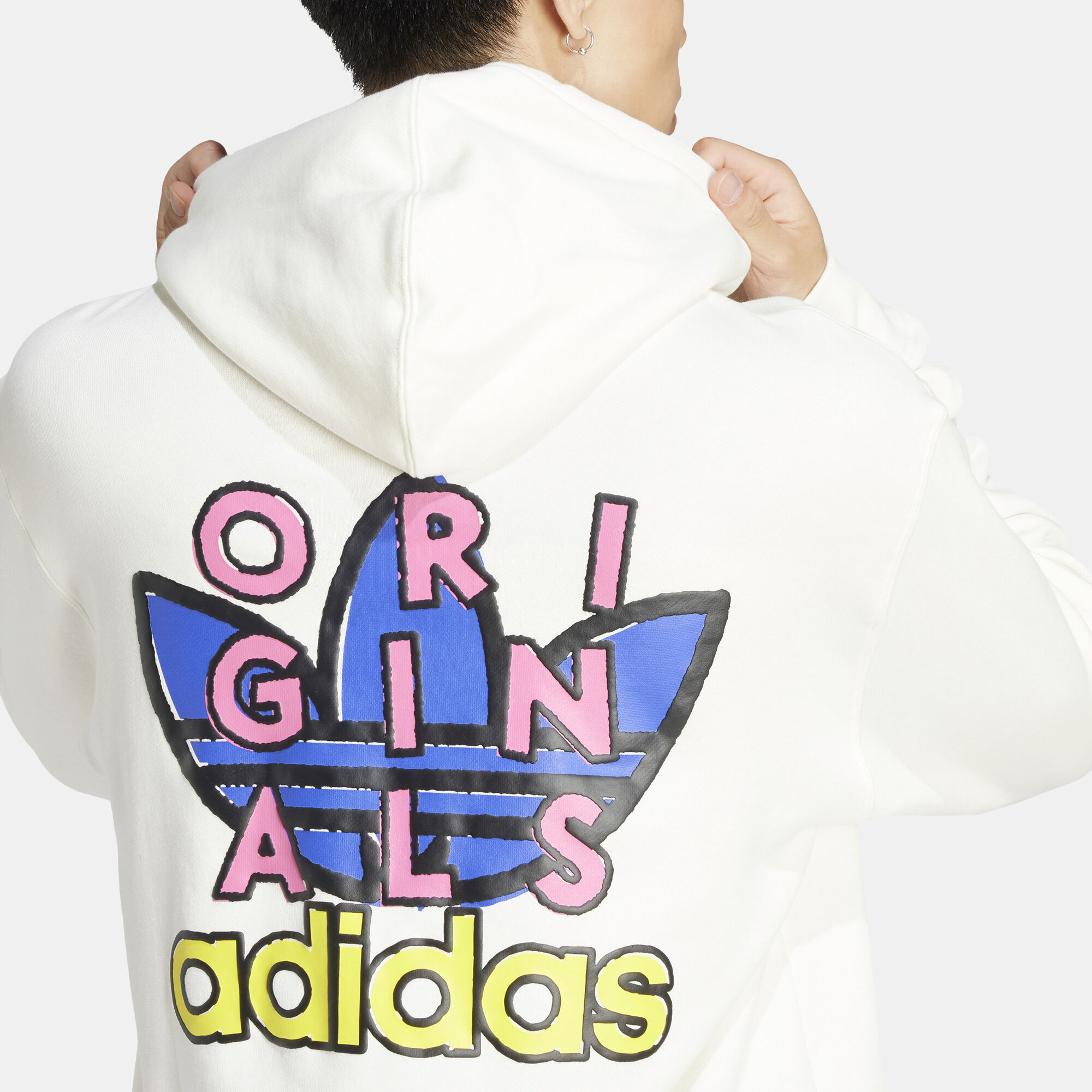 Men s Trefoil Hoodie White adidas Originals in KSA SSS