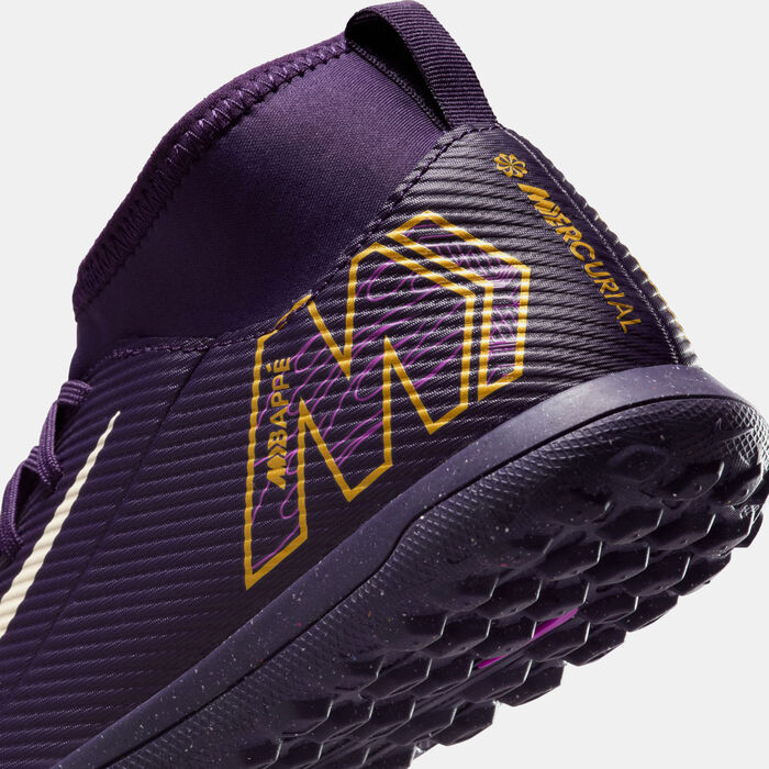 Nike Kids' Mercurial Superfly 10 Club Turf Ground Football Shoes Purple Nike Kids' Mercurial Superfly 10 Club Turf Ground Football Shoes Purple image number 5
