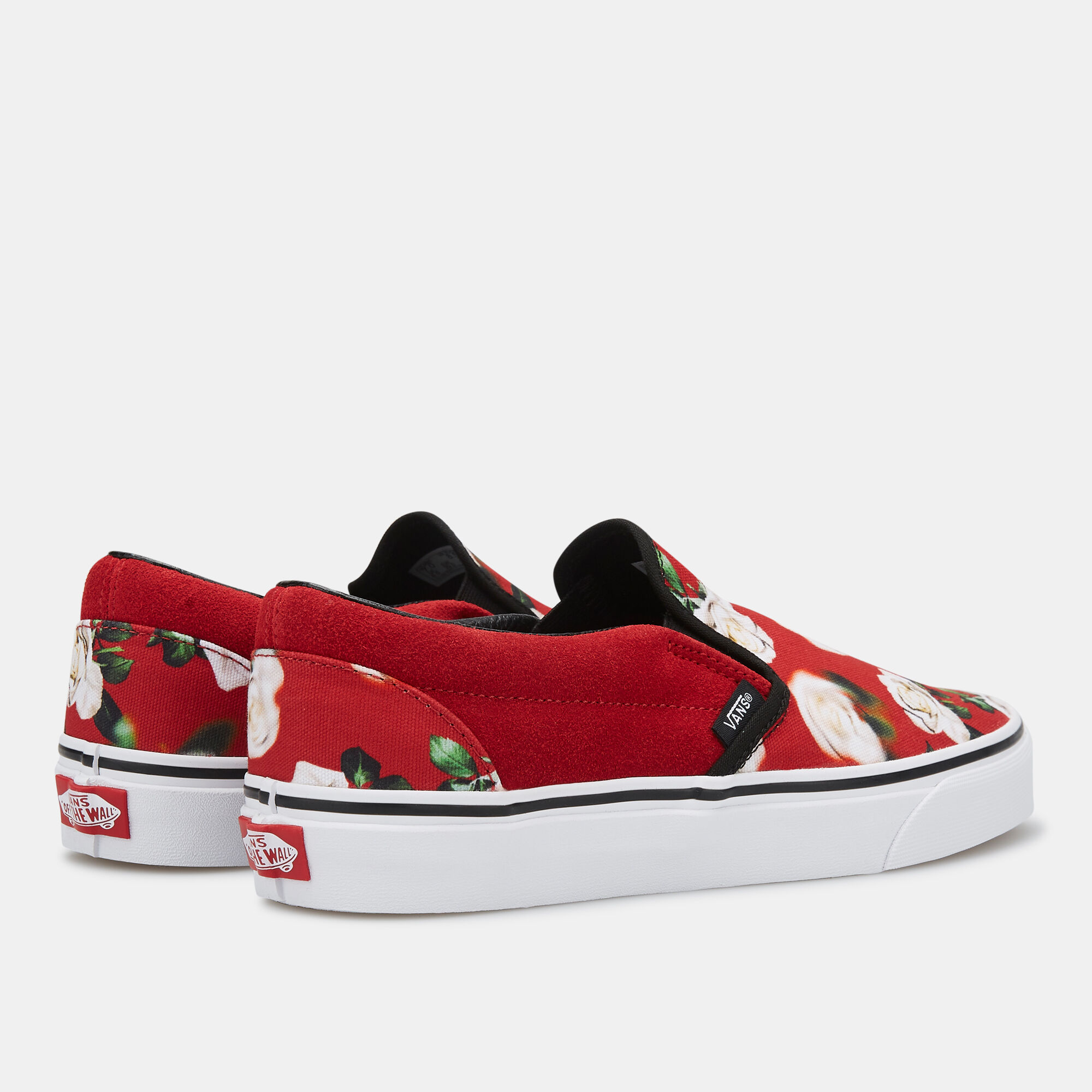 Vans romantic floral outlet slip on
