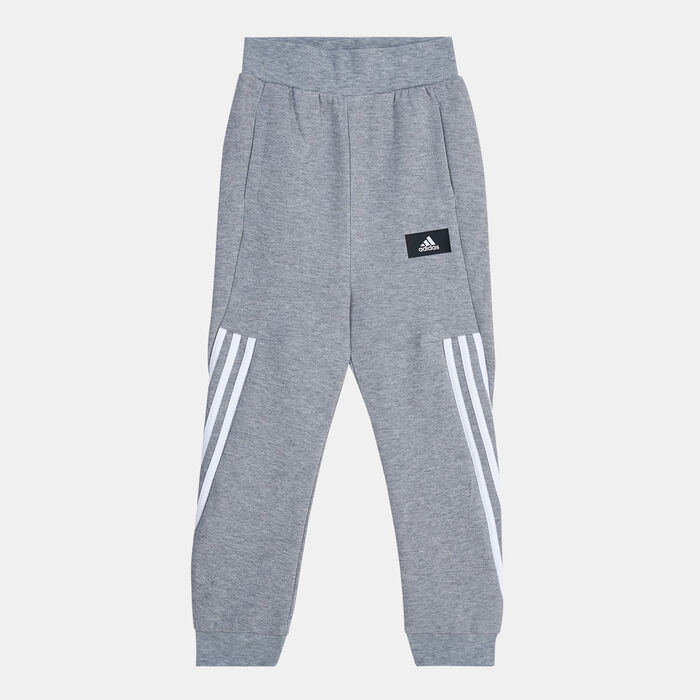 adidas Kids' Future Icons 3-Stripes Tapered Joggers Grey adidas Kids' Future Icons 3-Stripes Tapered Joggers Grey image number 0