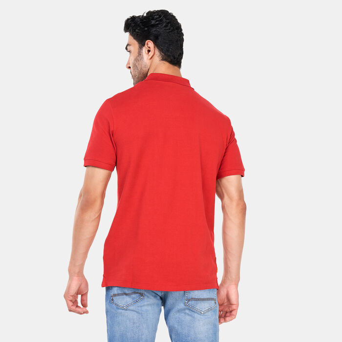 Timberland Men's Millers River Polo Shirt Red Timberland Men's Millers River Polo Shirt Red image number 1
