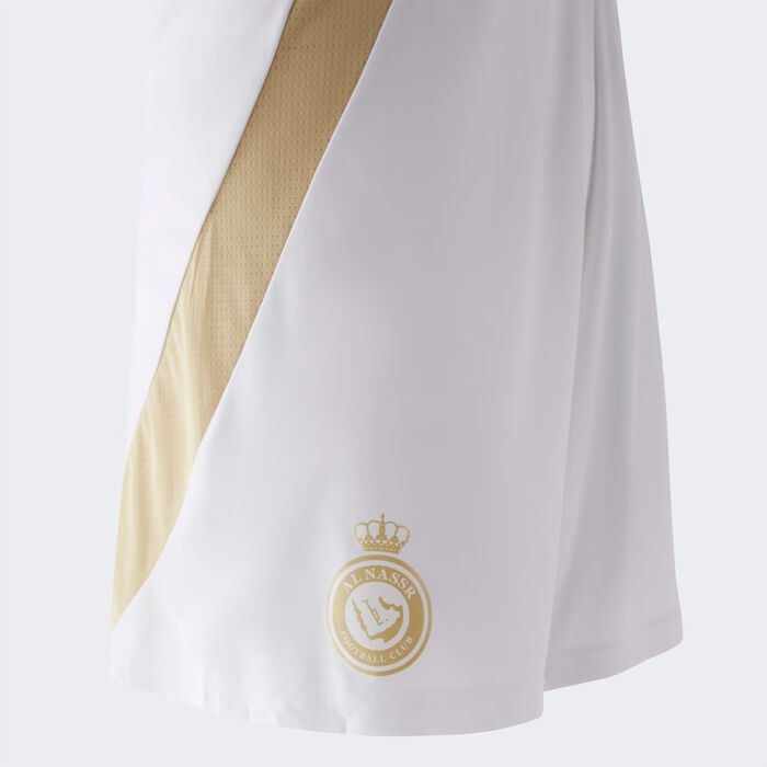 adidas Men's Al Nassr 24/25 Third Replica Football Shorts White adidas Men's Al Nassr 24/25 Third Replica Football Shorts White image number 2