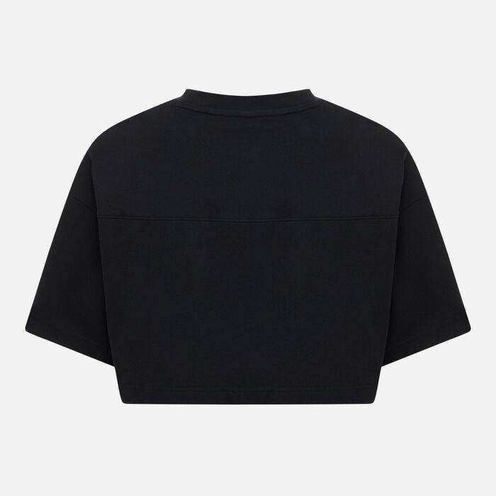 Converse Women's Sporty Crop Top Black Converse Women's Sporty Crop Top Black image number 1