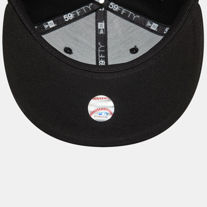New Era Men's MLB Los Angeles Dodgers Essential 59FIFTY Cap Black image number 3