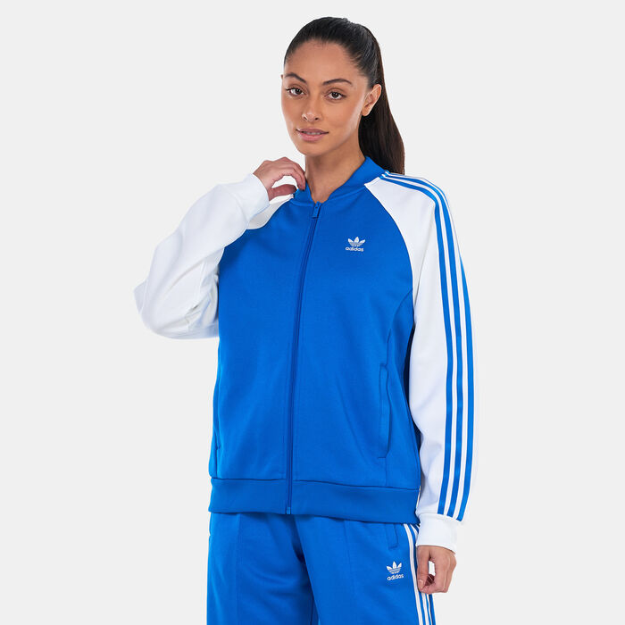 adidas Originals Women's Classics Oversized SST Track Top Black image number 0
