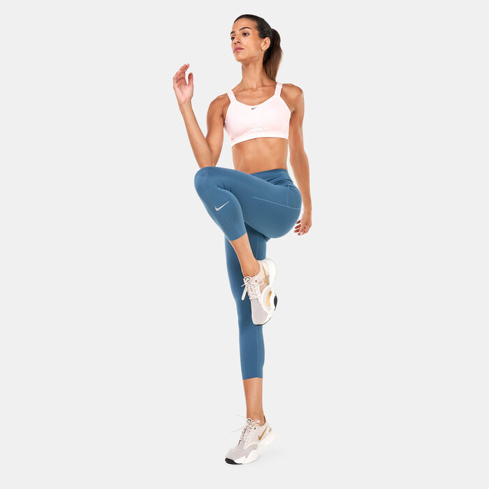 Nike Women's Epic Lux Crop Leggings Blue image number 2