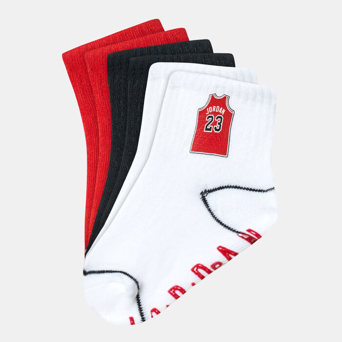 Jordan Kids' Jordan Icon Patches Socks (3 Pairs) Multi-Color Jordan Kids' Jordan Icon Patches Socks (3 Pairs) Multi-Color image number 0