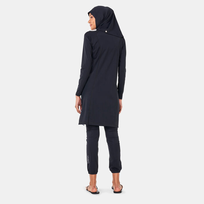COEGA Women's Three-Piece Modest Swimming Set Black COEGA Women's Three-Piece Modest Swimming Set Black image number 1