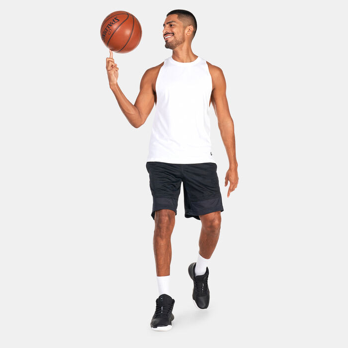 Under Armour Men's UA Heatwave Hoops Shorts Black Under Armour Men's UA Heatwave Hoops Shorts Black image number 2