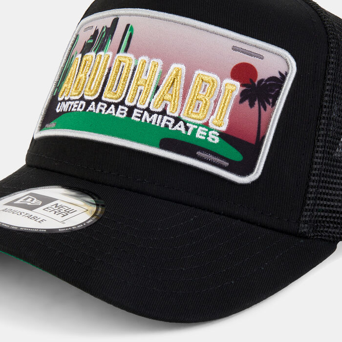 New Era Men's NBA Abu Dhabi Games 2024 License Plate Trucker Cap Black New Era Men's NBA Abu Dhabi Games 2024 License Plate Trucker Cap Black image number 2