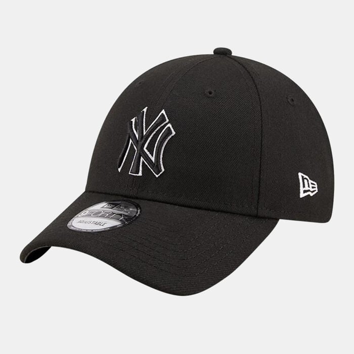 New Era Men's MLB New York Yankees Pop Outline 9FORTY Cap Black New Era Men's MLB New York Yankees Pop Outline 9FORTY Cap Black image number 2