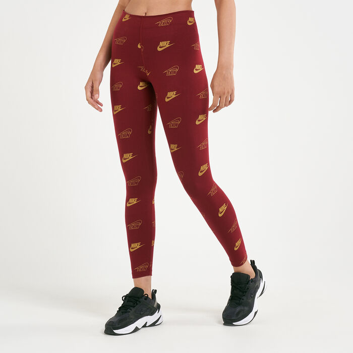 Nike Women's Sportwear Shine Leggings Red image number 0