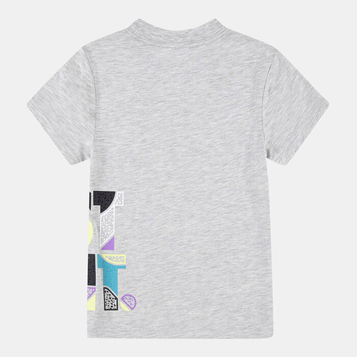 Nike Kids' Just Do It Wrap T-Shirt Grey Nike Kids' Just Do It Wrap T-Shirt Grey image number 1