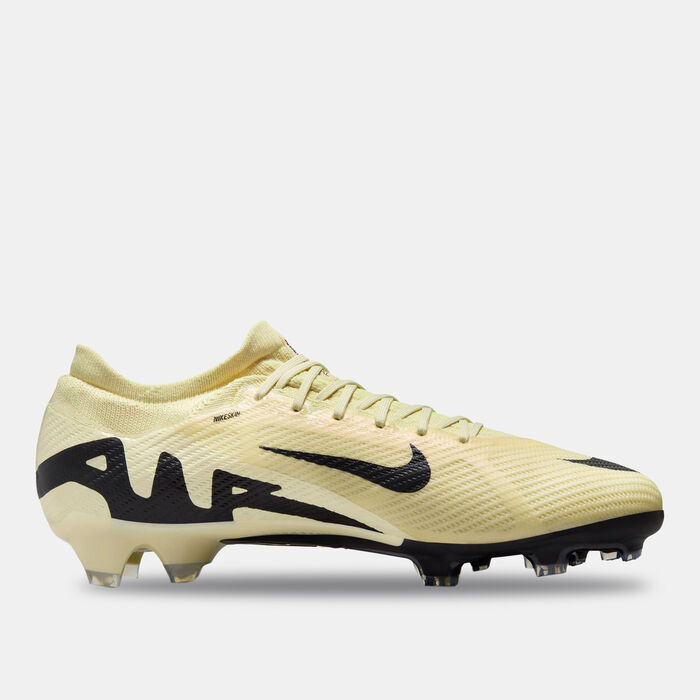 Nike Men's Mercurial Vapor 15 Pro Firm-Ground Football Shoes Ivory Nike Men's Mercurial Vapor 15 Pro Firm-Ground Football Shoes Ivory image number 2
