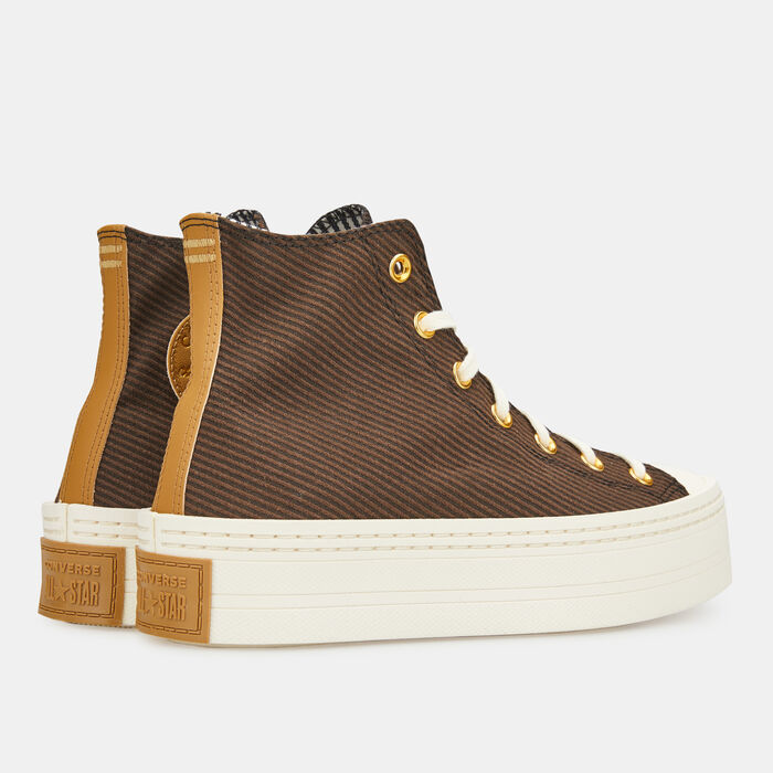 Converse Women's Chuck Taylor All Star Modern Lift Shoes Brown Converse Women's Chuck Taylor All Star Modern Lift Shoes Brown image number 3