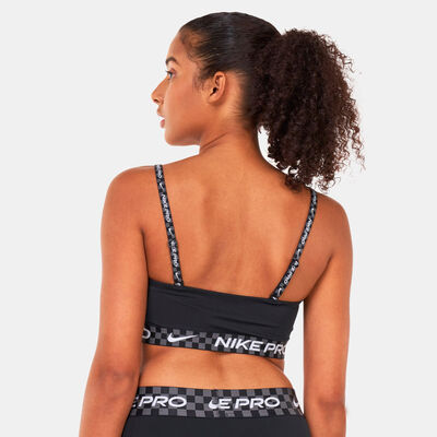 Nike Women's Pro Indy Dri-FIT Light-Support Bandeau Sports Bra Black
