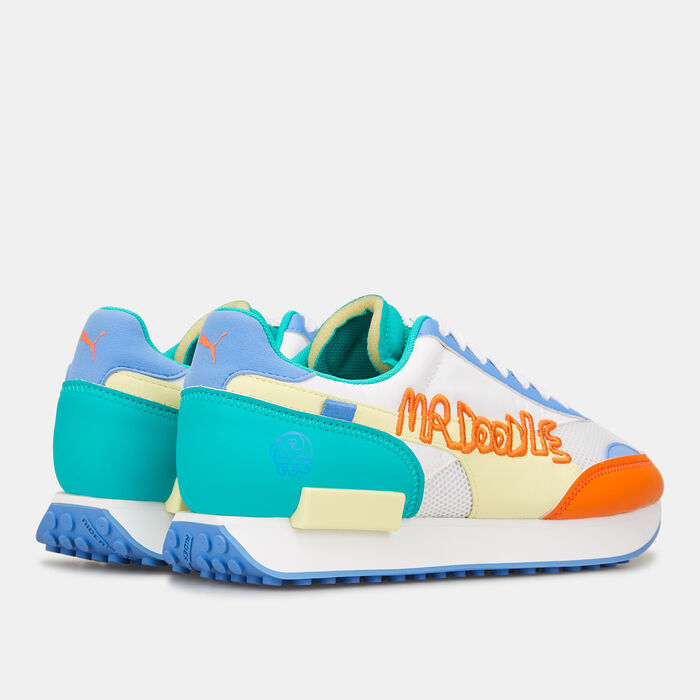 PUMA Men's X Mr Doodle Future Rider Shoe White PUMA Men's X Mr Doodle Future Rider Shoe White image number 3