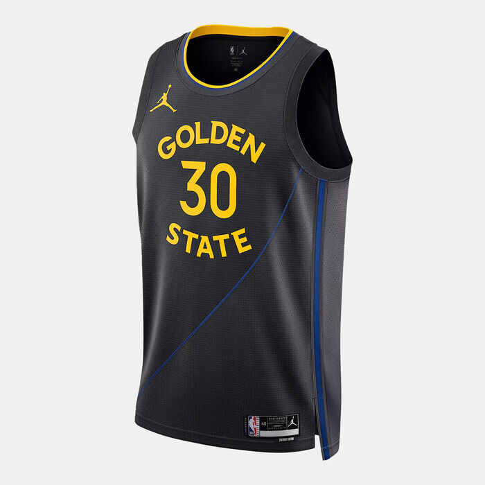 Jordan Men's 24/25 NBA Golden State Warriors Steph Curry Statement Edition Swingman Basketball Jersey Black Jordan Men's 24/25 NBA Golden State Warriors Steph Curry Statement Edition Swingman Basketball Jersey Black image number 0