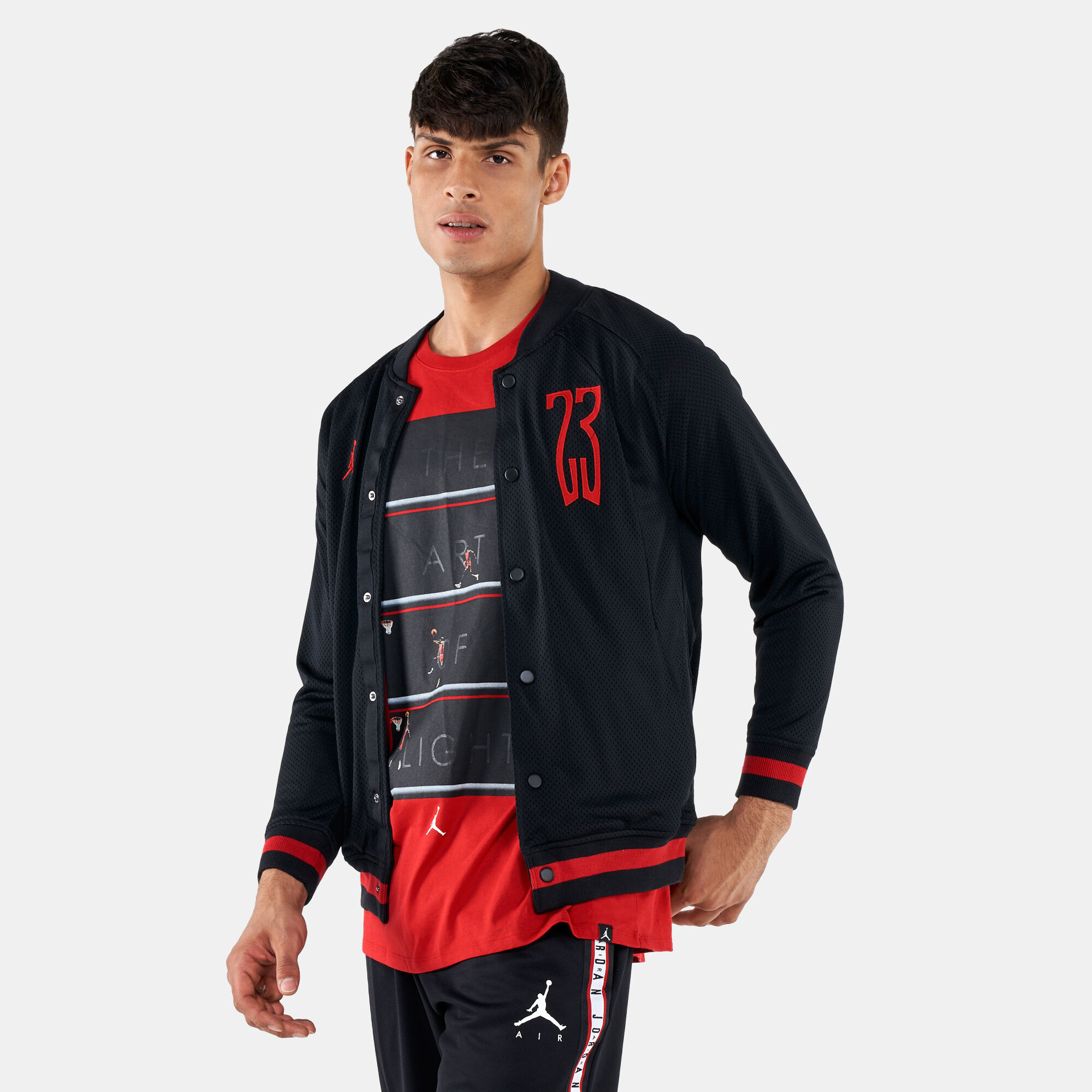 Nike mesh top bomber jacket