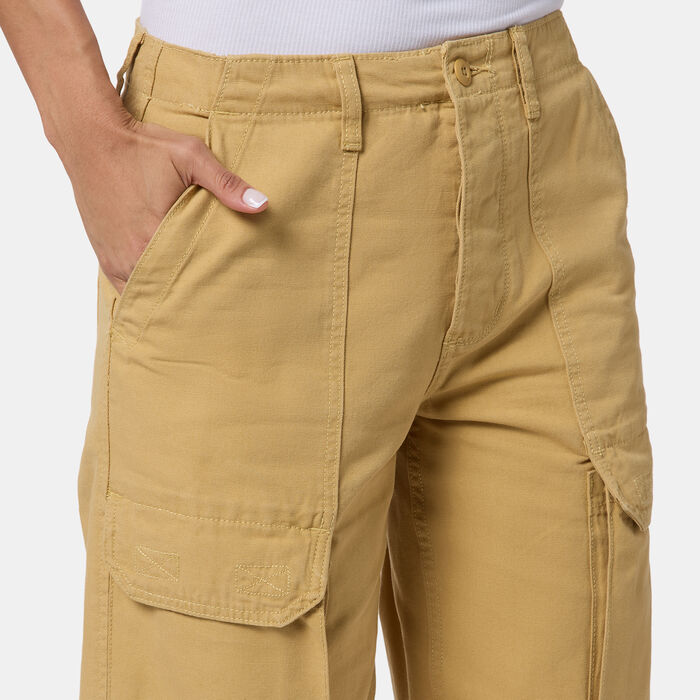 Vans Women's Arroyo Wide-Leg Cargo Pants yellow image number 4