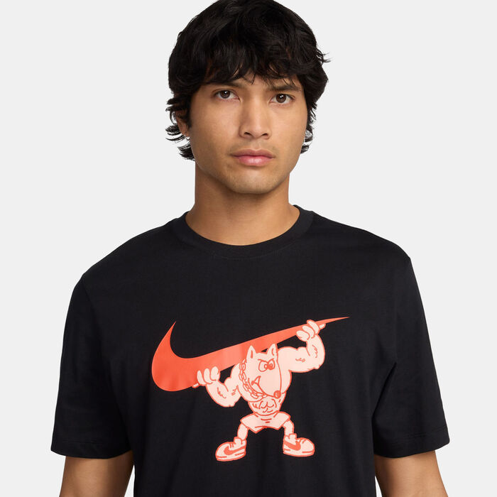 Nike Men's Gym Cult T-Shirt Black Nike Men's Gym Cult T-Shirt Black image number 2