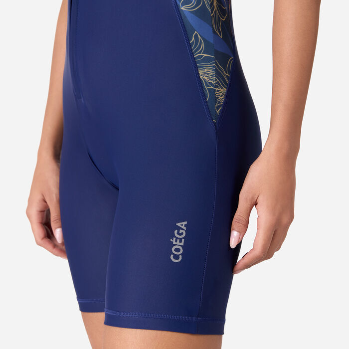 COEGA Women's Slim-Kini 3/4 One-Piece Swimsuit Blue image number 2