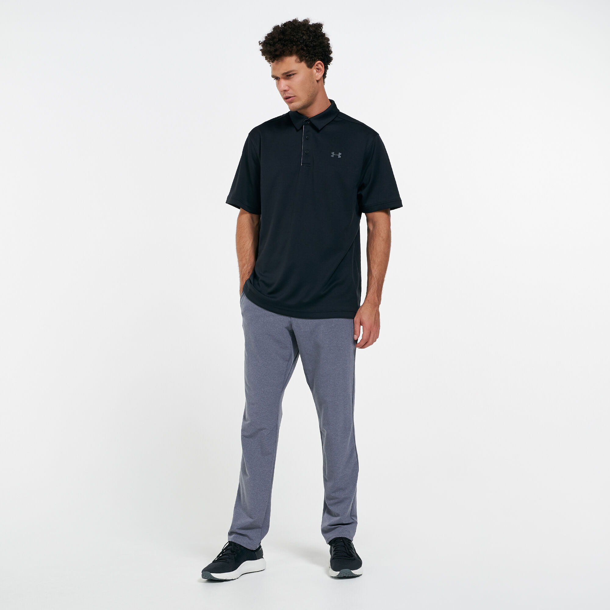 Buy Under Armour Men s Under Armour Tech Polo Shirt Black in KSA SSS