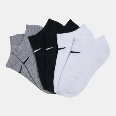 Nike Kids' No-Show Socks (3 Pack) White Nike Kids' No-Show Socks (3 Pack) White