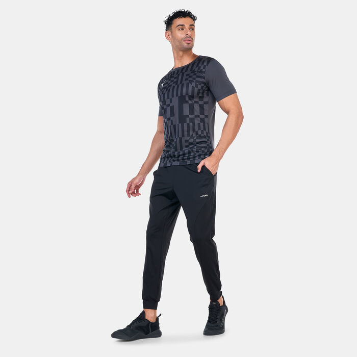 PUMA Men's FIT Polyspan Running Joggers Black PUMA Men's FIT Polyspan Running Joggers Black image number 2